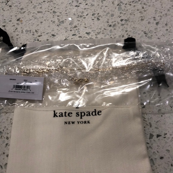 Kate Spade Out of the Bag Cats Meow Necklace NWT - Picture 3 of 4